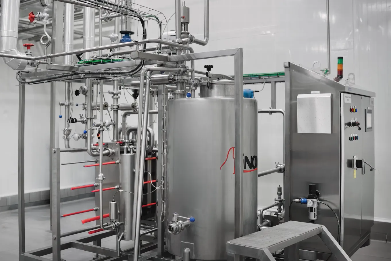 Projeto chave na mão de uma fábrica de lacticínios